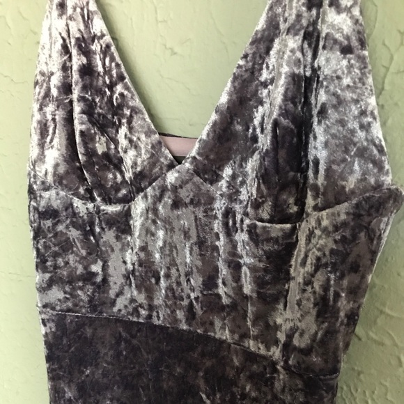 Crushed Velvet Dress - Picture 2 of 5